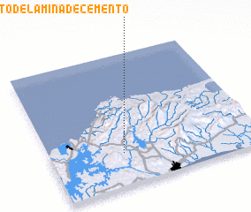 3d view of Campamento de la Mina de Cemento