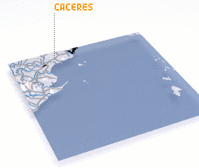 3d view of Cáceres