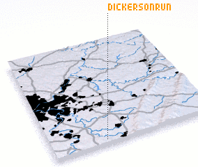 3d view of Dickerson Run
