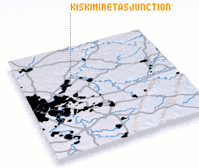 3d view of Kiskiminetas Junction