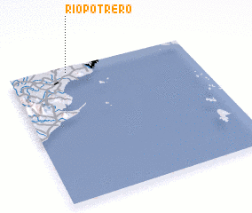 3d view of Río Potrero