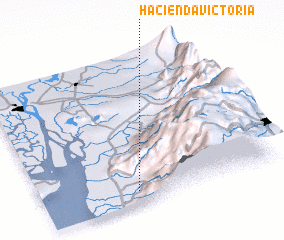 3d view of Hacienda Victoria