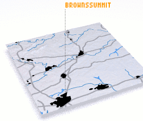 3d view of Browns Summit