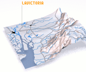 3d view of La Victoria