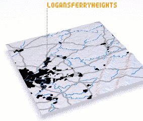 3d view of Logans Ferry Heights