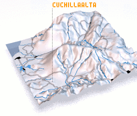 3d view of Cuchilla Alta