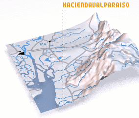 3d view of Hacienda Valparaíso