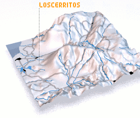 3d view of Los Cerritos