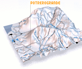 3d view of Potrero Grande