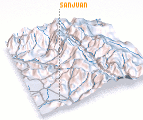 3d view of San Juan