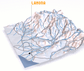 3d view of La Mona