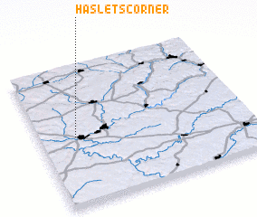 3d view of Haslets Corner