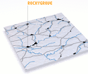 3d view of Rocky Grove