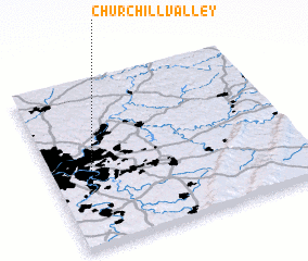 3d view of Churchill Valley