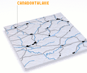 3d view of Canadohta Lake