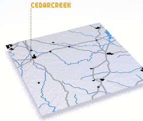 3d view of Cedar Creek