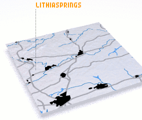 3d view of Lithia Springs