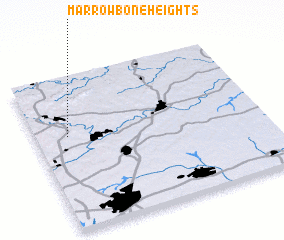 3d view of Marrowbone Heights