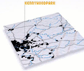 3d view of Kennywood Park