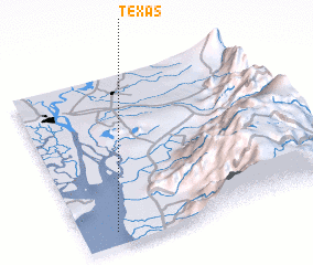 3d view of Texas