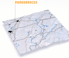 3d view of Pioneer Rocks