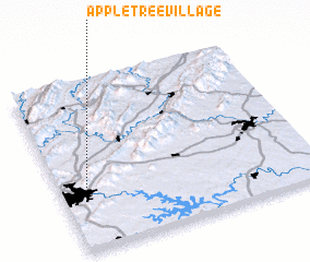 3d view of Apple Tree Village