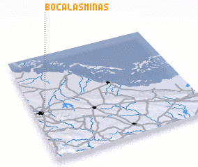 3d view of Boca las Minas