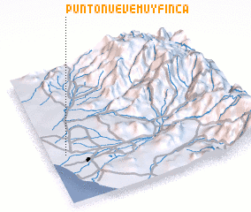 3d view of Punto Nueve - Muy Finca