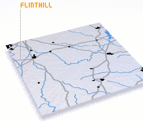 3d view of Flint Hill