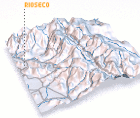 3d view of Río Seco