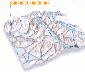 3d view of Pampa de la Hacienda