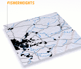 3d view of Fisher Heights
