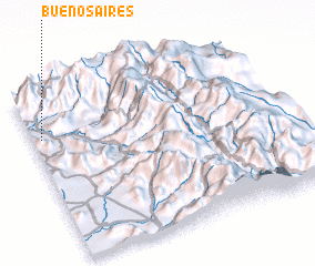 3d view of Buenos Aires