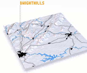 3d view of Dwight Hills