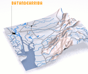 3d view of Batán de Arriba