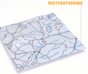 3d view of Monte da Torpada