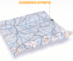 3d view of Douar Moulay Hafid