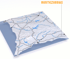 3d view of Monte Zorras