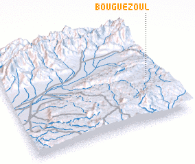 3d view of Bou Guezoul