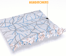 3d view of Agadir Chems