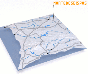 3d view of Monte dos Bispos