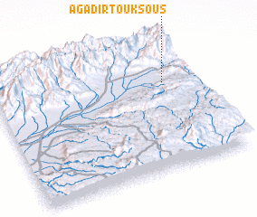 3d view of Agadir Touksous