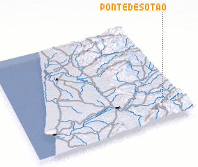 3d view of Ponte de Sotão