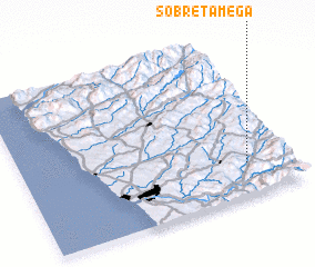 3d view of Sobre Tâmega