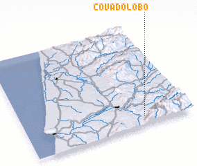 3d view of Cova do Lobo