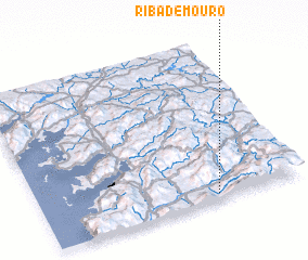 3d view of Riba de Mouro