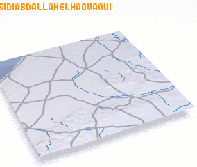 3d view of Sidi Abdallah el Haouaoui