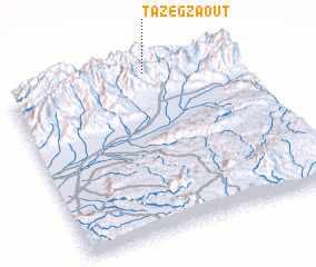 3d view of Tazegzaout