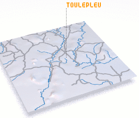 3d view of Toulépleu