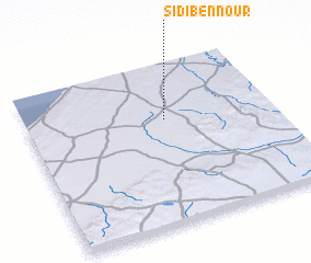 3d view of Sidi Bennour